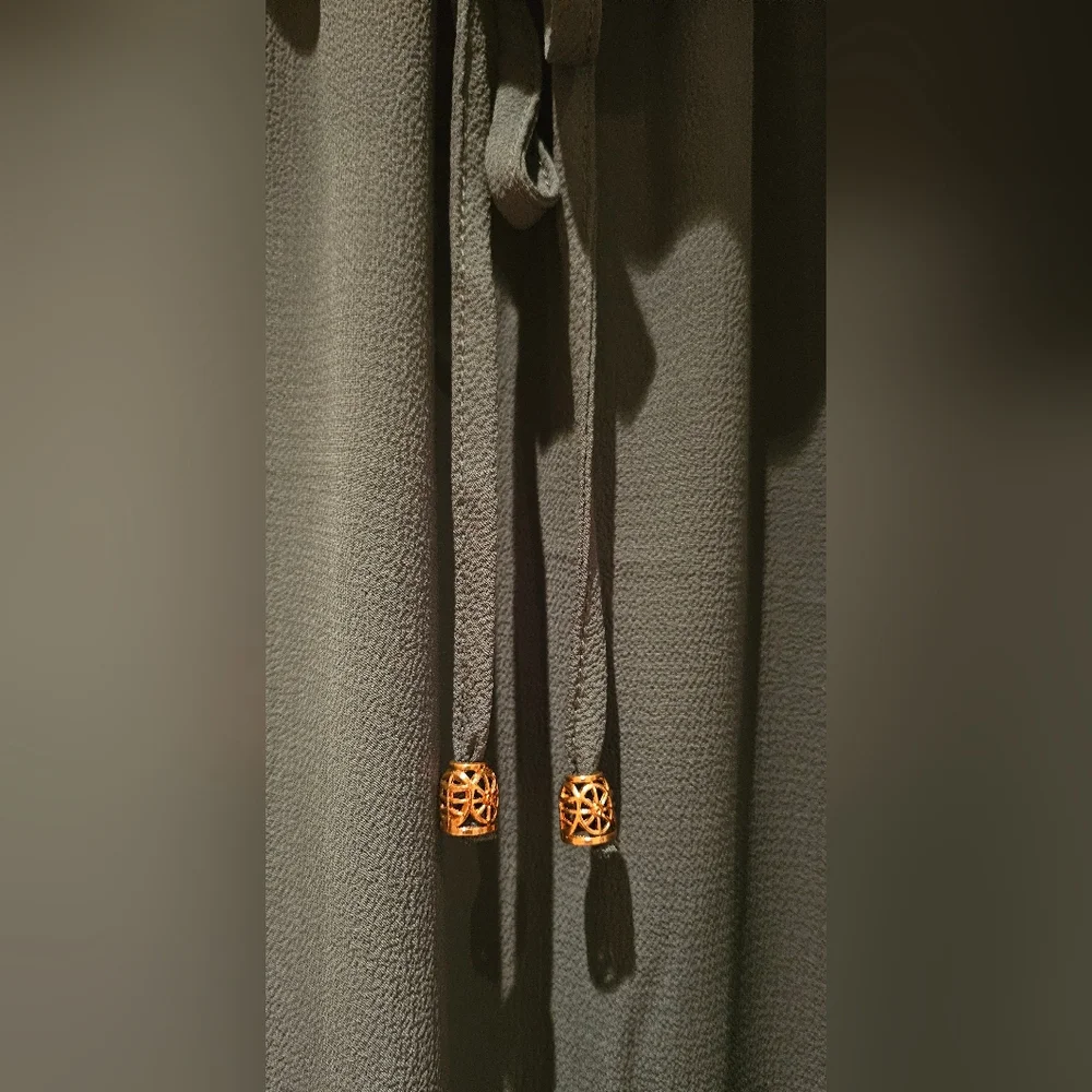 Beach Sundress Hunter Green size Small - Picture 5 of 7